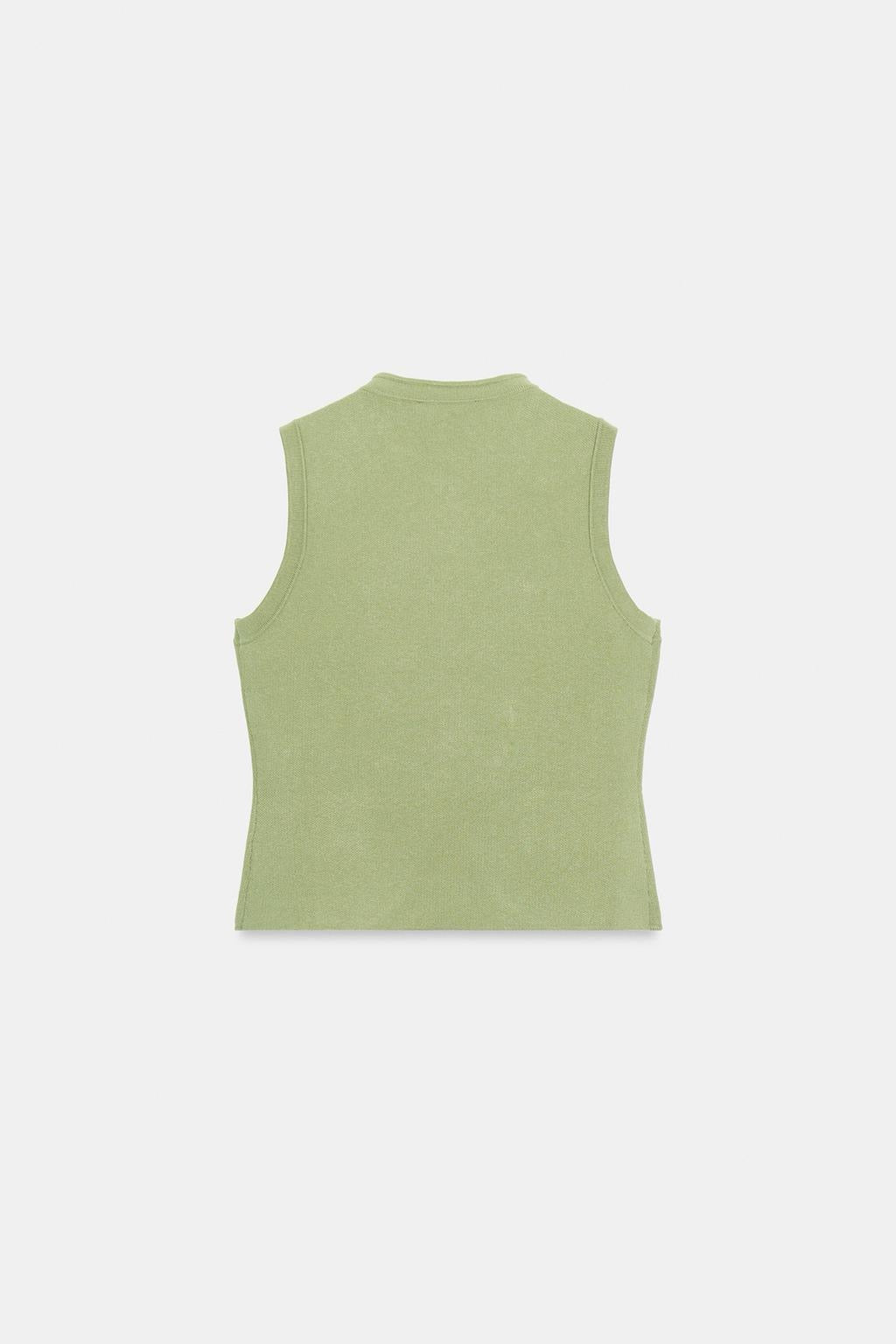 Knit Button Gilet