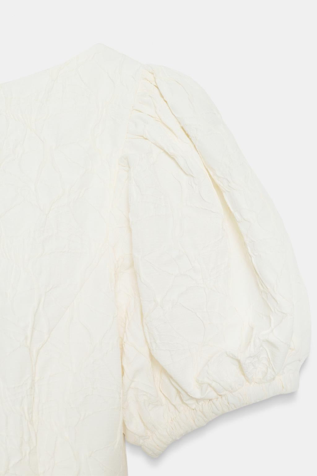Jacquard Balloon Dress