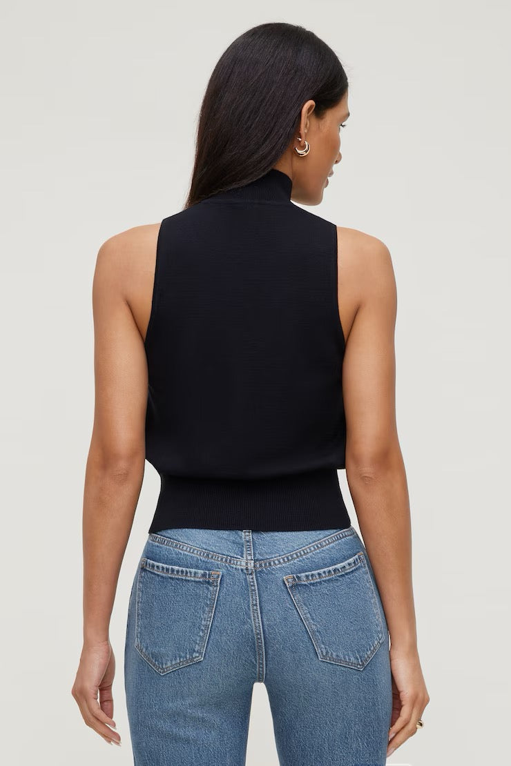 Mock Neck Sweater Vest