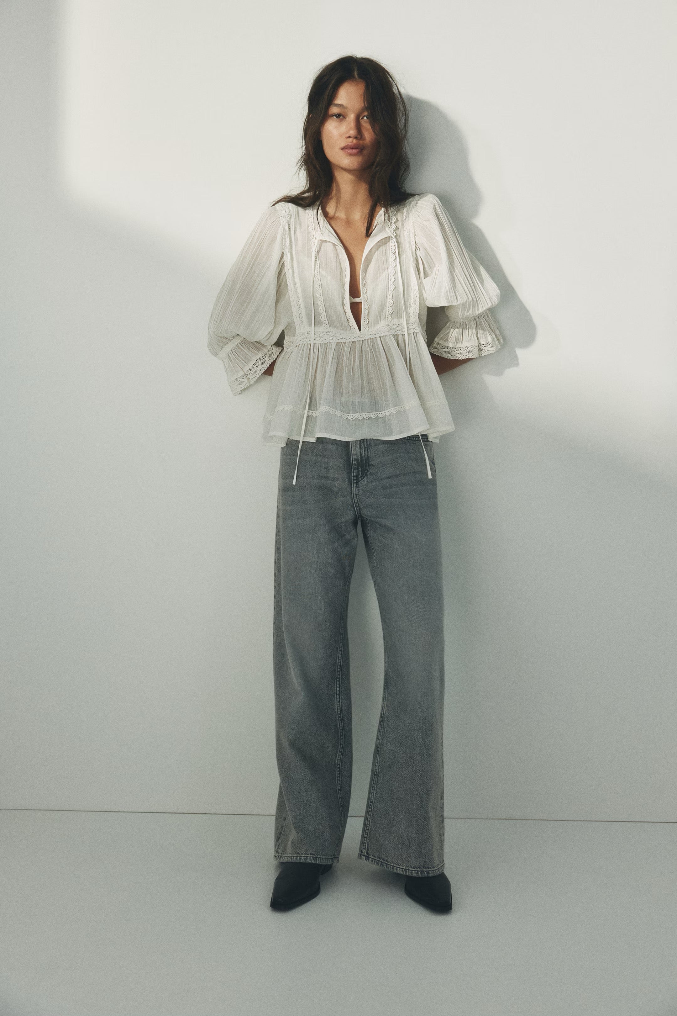 Cotton Lace Blouse