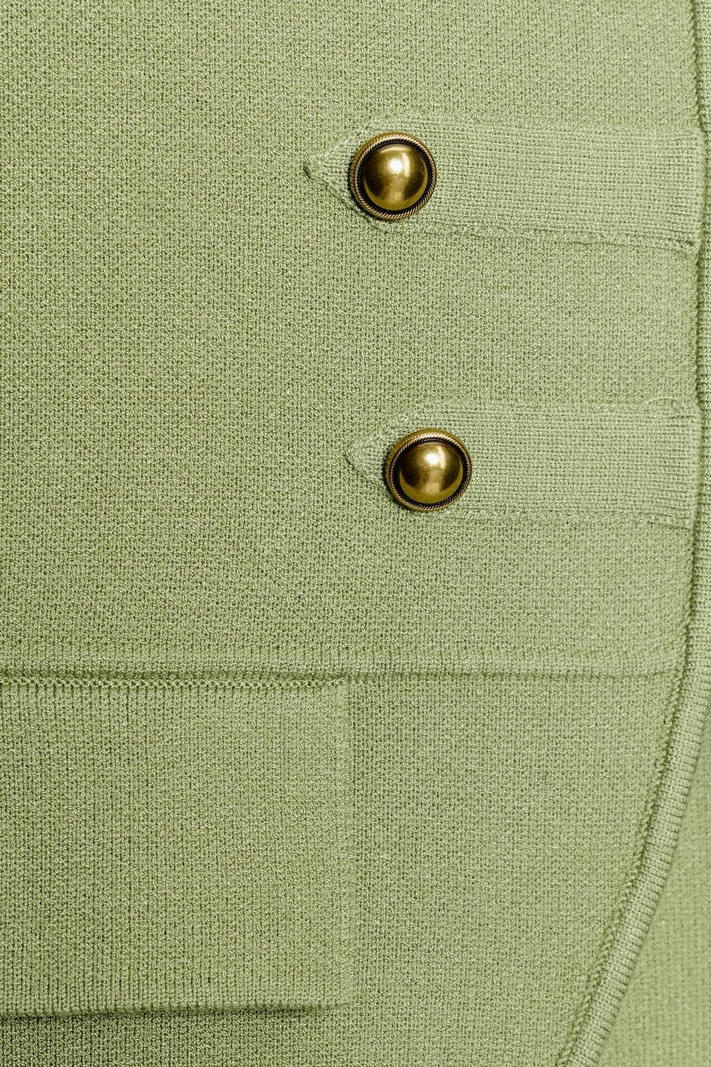 Knit Button Gilet