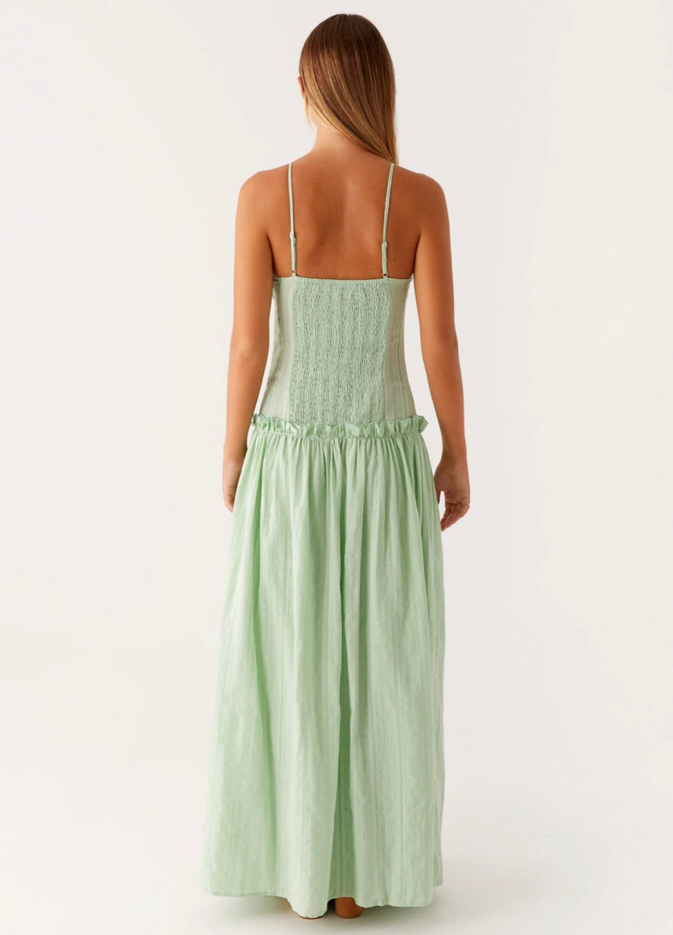 Jacinda Drop Waist Maxi Dress