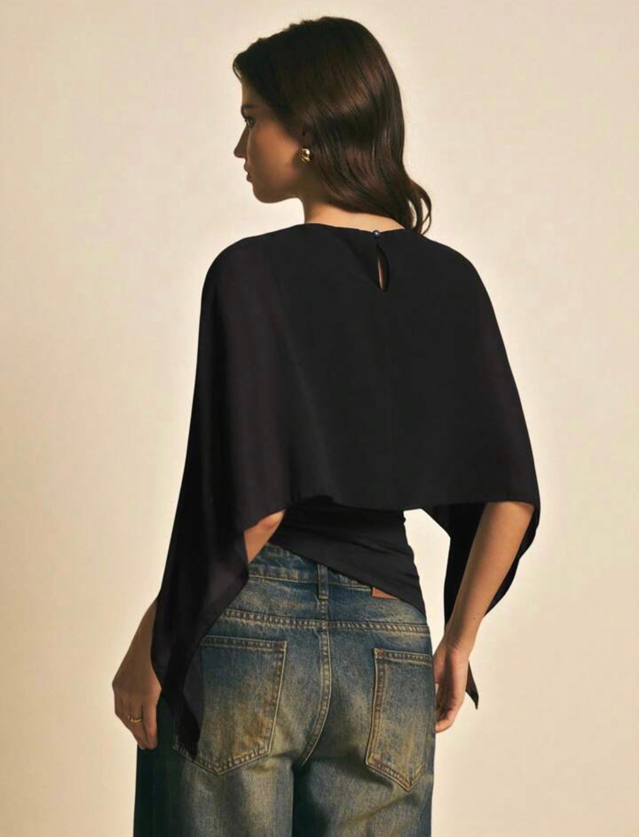 Poéselle Scarf Collar Blouse